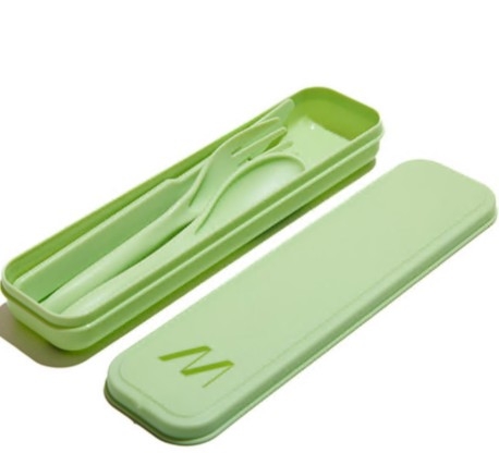 MUITOMAS SET 3PCS CUTLERY GREEN SETCUTLERY3GN