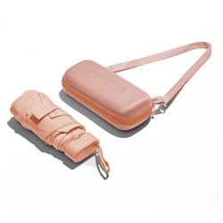 MUITOMAS – Guarda-chuva dobrável com capa pêssego | UMBRCASEPF