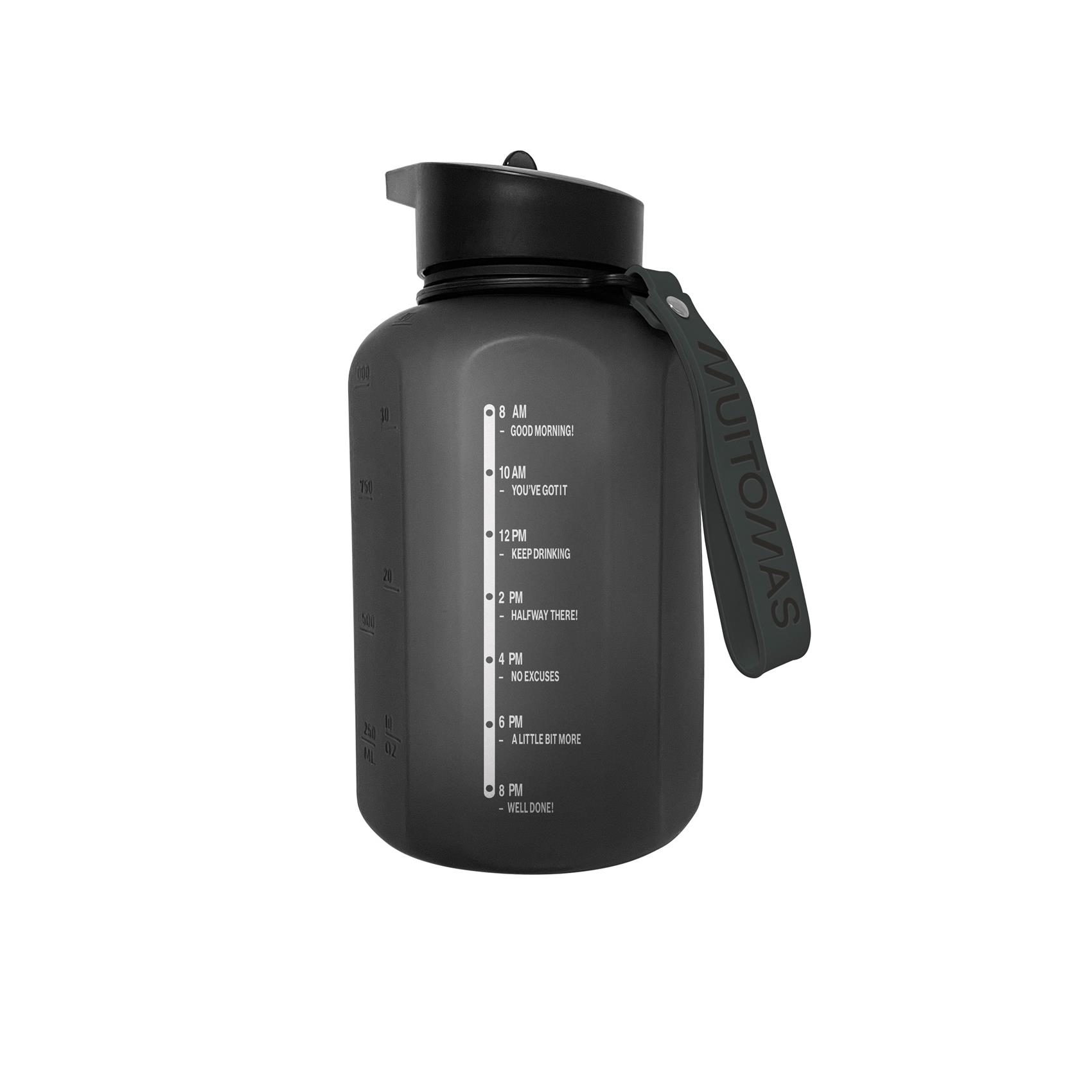 MUITOMAS – Garrafa desportiva 1200 ml preta | WBOTTLE1200BK