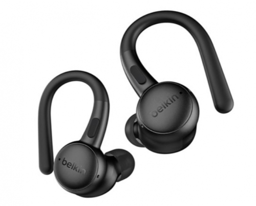 Auriculares Belkin SoundForm ActiveFit - Bluetooth Desportivos True Wireless, Preto – AUC016HQBK