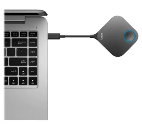 Servidor de apresentação BenQ InstaShow WDC10C - Wi-Fi 5 - 5 GHz - secretária, 9H.JLD78.N4E