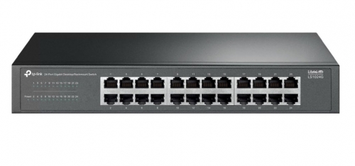 Switch 24 Portas TP-Link LiteWave LS1024G V1 sem gestão - 24 x 10/100/1000 , LS1024G