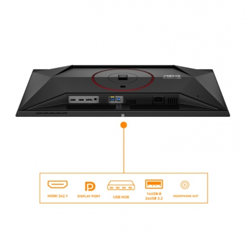 MONITOR AOC Q27G4ZDR OLED 27" (26.5) QHD 0.03MS 240HZ HDMI DP USB HAS 