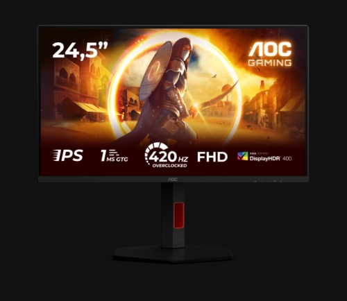 MONITOR AOC 25G4KUR VA 25" (24.5) FHD 1MS 400HZ HDMI DP USB HAS 