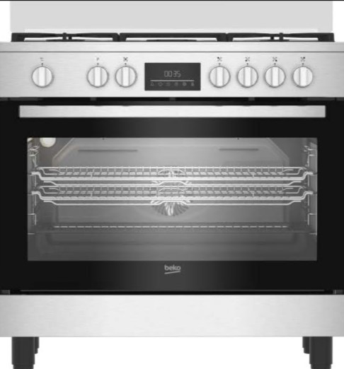 Fogão Gás Beko BGM11226EX 5 Zonas Classe A+