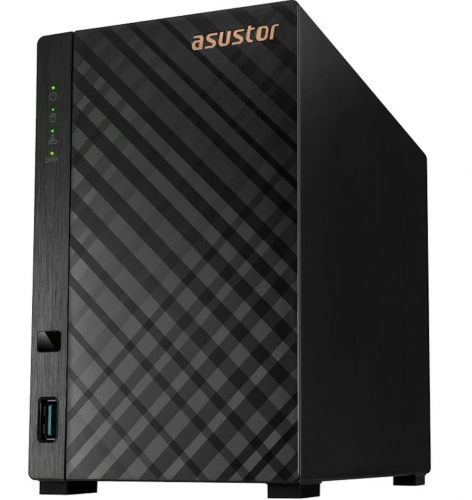 NAS Asustor Drivestor 2 AS1102T - 2 Baías - 1.4GHz 4-core - 1GB RAM