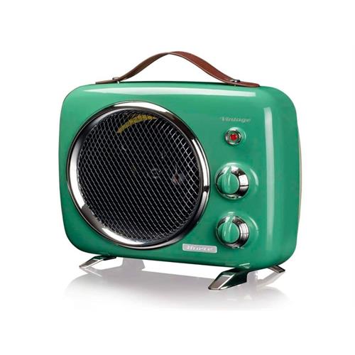 Aquecedor de ventilador verde vintage 0808/04