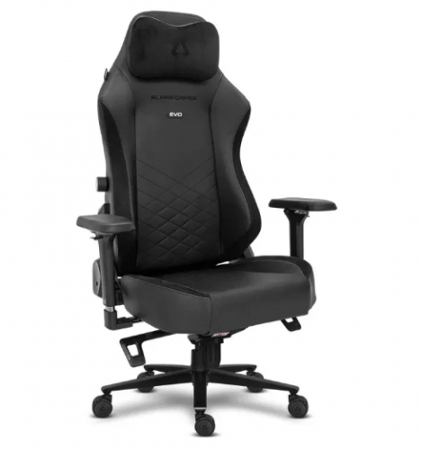 ALPHA GAMER ALEGRA EVO MIDNIGHT BLACK PU - 48195747