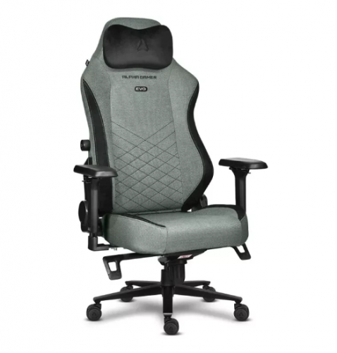 ALPHA GAMER ALEGRA EVO SAGE GREEN FABRIC - 48195752