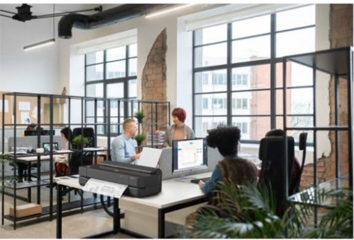 Impressora HP DesignJet T870 24" de grande formato a cores jacto de tinta Rolo A1 , AM0X9A#B19