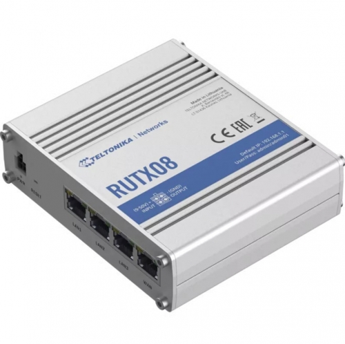 Router Industrial Teltonika Networks RUTX08 4x Gigabit Ethernet – RutOS – RMS