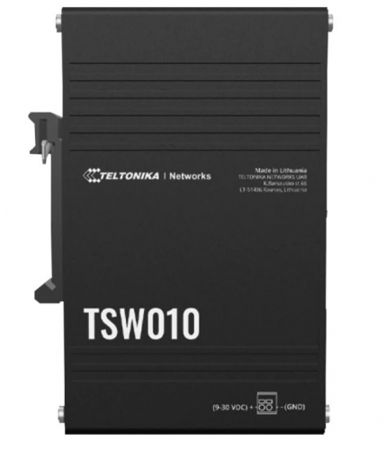 Switch 5 Portas Teltonika TSW010 5 x 10/100 - montável em trilho