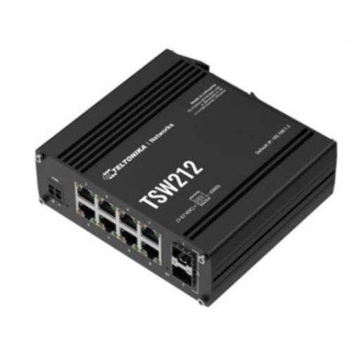 Switch  8 portas Administrado Teltonika TSW212 8 x 10/100/1000 + 2 x SFP