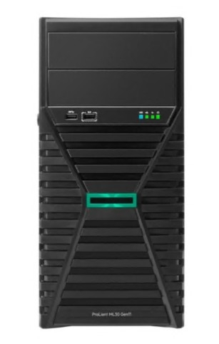 Servidor HPE ProLiant ML30 Gen11 torre 4U 1 via 1 x Xeon E-2414 / até 4.5 GHz RAM 32 GB SATA HDD 2 x 1 TB Gigabit Ethernet , P71385-425