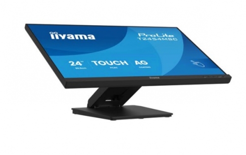 Monitor LED iiyama ProLite T2454MSC-B3AG 24" ecrã de toque Full HD IPS 4 ms HDMI, DisplayPort preto opaco