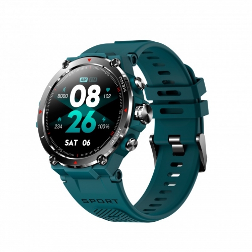 Smartwatch DCU com GPS e tela HD Amoled ciano - 34157082