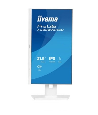Monitor LED iiyama ProLite XUB2293HSU-W7 22" Full HD 100 Hz IPS 1 ms HDMI, DisplayPort Branco