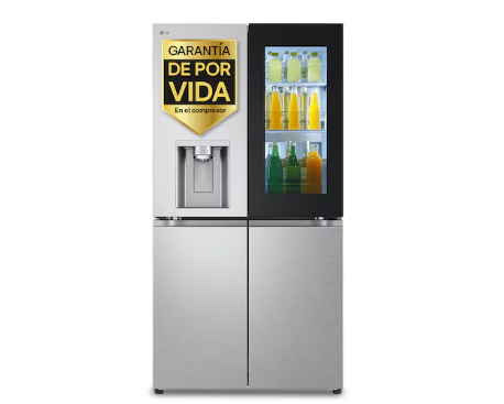 Side by Side LG GMG961MBKE, InstaView™, Sem necessidade de ligação à água