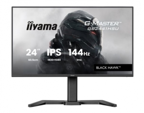 Monitor LED 24" iiyama G-MASTER Black Hawk GB2441HSU-B1 Full HD 144 Hz IPS
