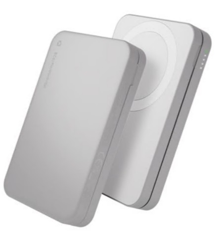 Power bank sem fios 3-in-1, Qi3 8000 mAh 20 watt (USB-C) no cabo: USB-C branco , dbramante1928 CP08ACWH7275