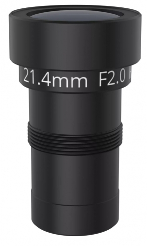 Lente fixa AXIS M14 21,4 mm F2.0 IR, HFoV 19,9°, para câmaras panorâmicas AXIS Q6300-E/Q6020-E, pack de 4 unidades – 03141-001