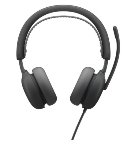 Auscultadores com cabo cancelamento de ruído activo grafite Logitech 981-001615