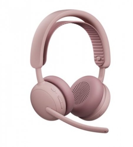 Auscultadores Logitech Zone Wireless 2 ES for Business – Teams – Rosa – Bluetooth 5.3 – 981-001521