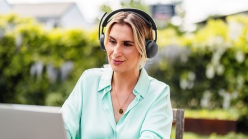 Auscultadores Bluetooth Logitech Zone Wireless 2 ES for Business – Microsoft Teams – Grafite – 981-001493