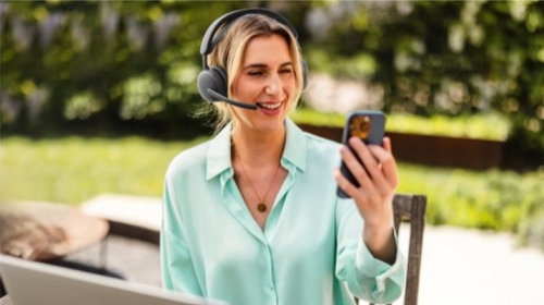Auscultadores Bluetooth Logitech Zone Wireless 2 ES for Business – Microsoft Teams – Grafite – 981-001493