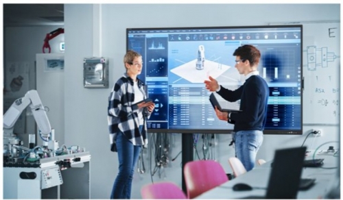 Monitor profissional Tátil 65" Avocor AVS-6510E Android 4K UHD