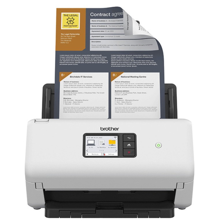 Scanner Brother ADS-4550W Branco