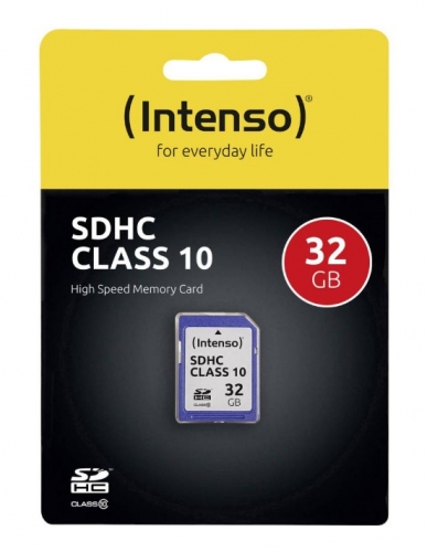 Cartão SDHC Intenso 3411480 de 32 GB, Classe 10