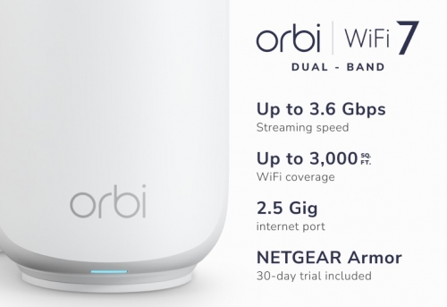 ORBI3 DB WIFI7 2PK BNDL RBE372 , RBE372-100EUS