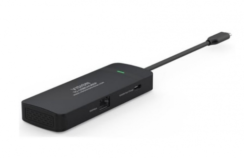 Estação de engate USB-C HDMI, USB-C 1GbE Vision TC-USBCHUB5P