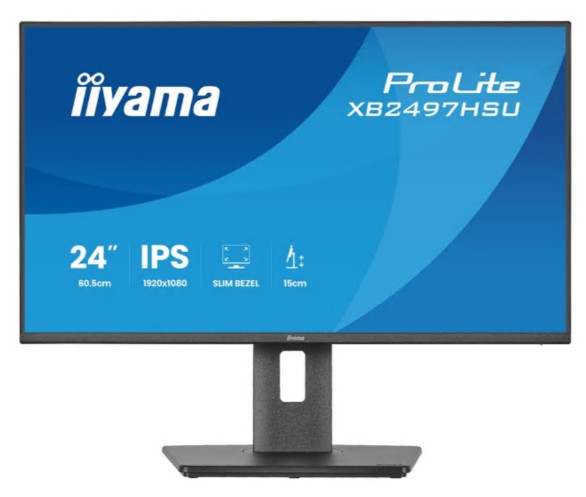 Monitor LED 24" iiyama ProLite XB2497HSU-B1 Full HD 120 Hz IPS