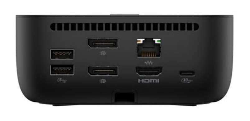 HP Docking Station G6 USB-C 100W 2xDP HDMI USB-C 1GbE 2.5GbE Preto, 9X3V1UT