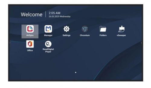 Monitor comercial 4K de 75 Polegadas com integração ProAV ViewSonic CDE7514-2C