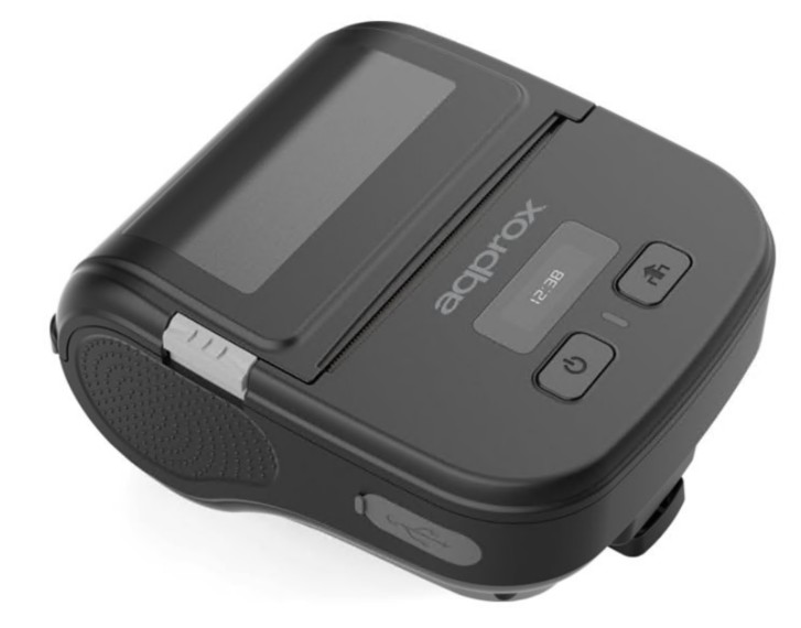 Impressora de recibos térmico direto monocromático APPROX THERMAL PRINTER 80 MM + WIFI APPPOS80PORTABLEWIFI