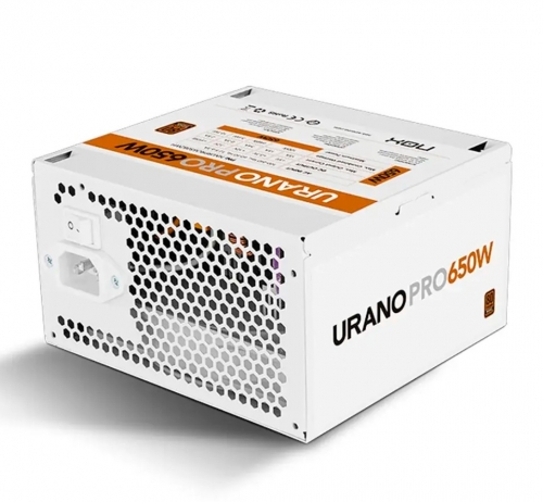 Fonte de Alimentação ATX Nox Urano Pro 650W 80 Plus Bronze Branca NXURPRO650BZWH