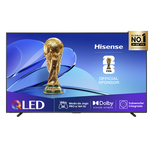 Smart TV Hisense 98E7Q QLED de 98 polegadas