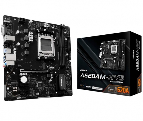 Motherboard Micro-ATX ASRock A620AM-HVS SktAM5 , 90-MXBSR0-A0UAYZ