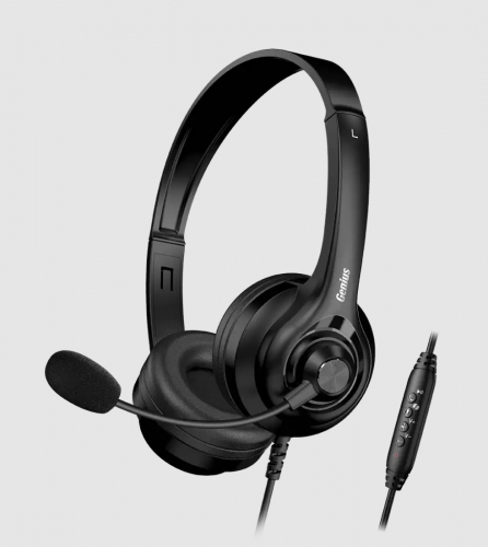 Auscultadores Genius HS-235U AI, Black USB