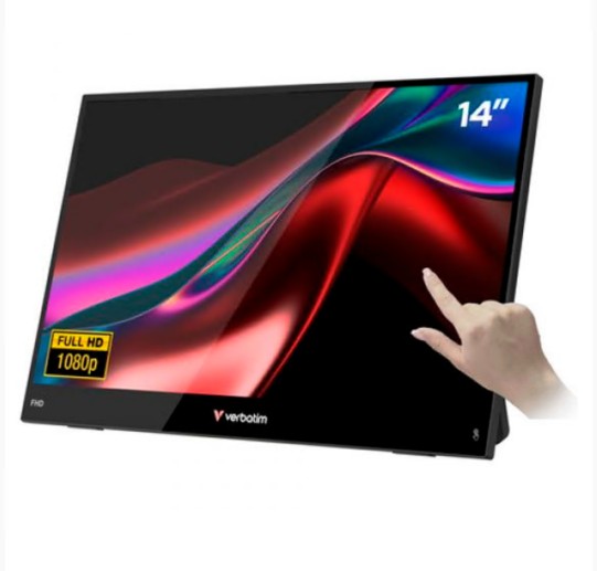 MONITOR PORTATIL VERBATIM TOUCH 14" IPS FULLHD SERIE LIGHT 32400