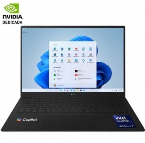 Portátil LG Gram Pro 16" RTX5050 Ultra7 32GB RAM 1TB SSD Win11 , 16Z90TR-E.AD88B