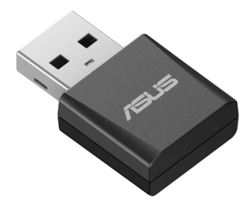 Adaptador de rede USB 2.0 Wi-Fi 6E, Wi-Fi 7 ASUS USB-BE92 Nano 90IG09H0-MO0B10