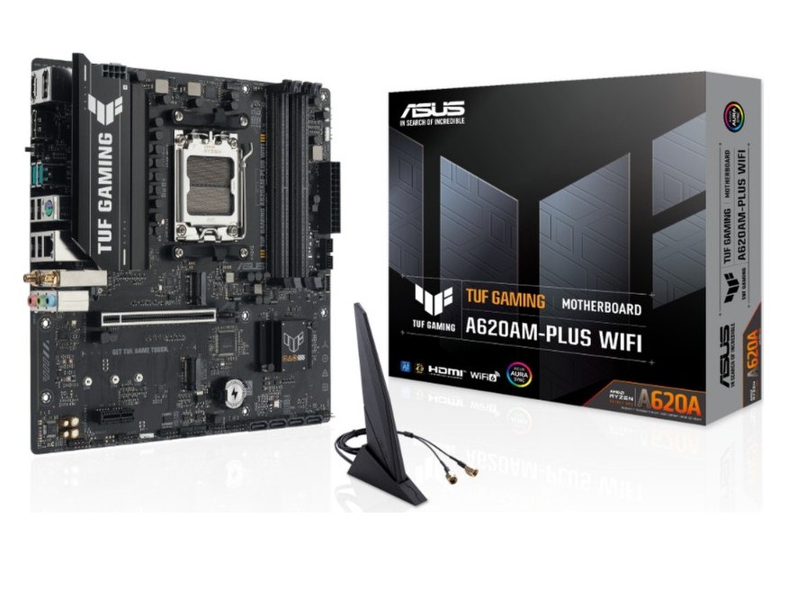 Motherboard Asus TUF GAMING A620AM-PLUS WIFI/AM5,A620A,USB TYPE-C,WIFI,AURA,MB 90MB1MZ0-M0EAY0