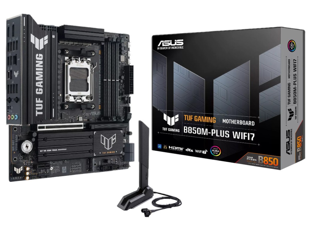 Motherboard Asus TUF GAMING B850M-PLUS WIFI7/SOCKET AM5, B850, USB20G, WIFI7 90MB1MU0-M0EAY0