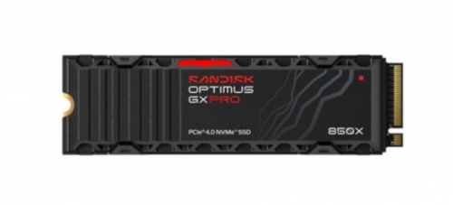 Disco SSD Snadisk Optimus GX PRO 850X NVMe 4TB com Dissipador de Calor – M.2 2280 PCIe 4.0 x4 – SDSP81400TAH-000E0