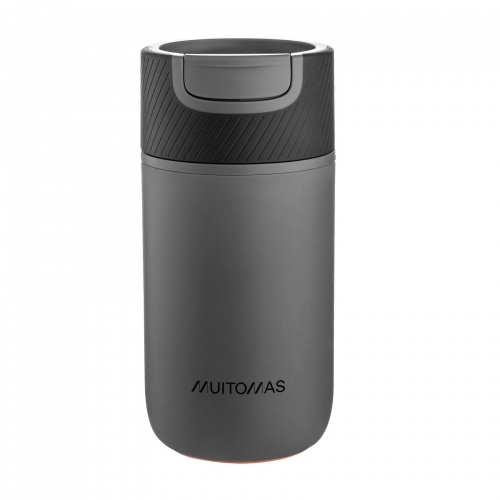 MUITOMAS Garrafa Never Fall Down 350 ml Preta | NFDBOTTLE350BK
