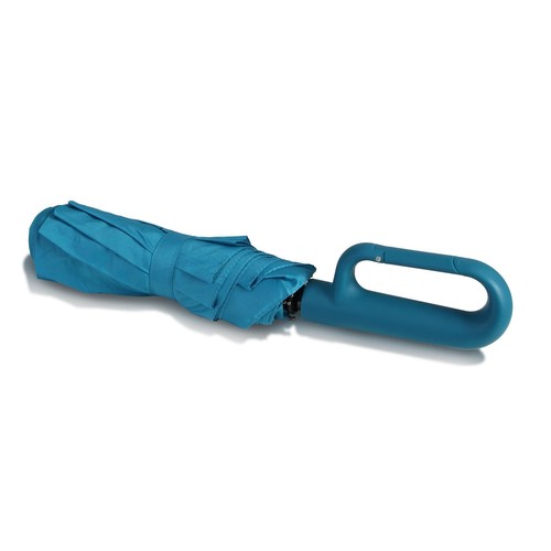 MUITOMAS - Guarda-chuva Azul com Cabo Curvo | UMBRHOOKBL